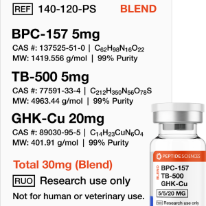 bpc 157, tb 500, ghk cu (glow blend) 30mg