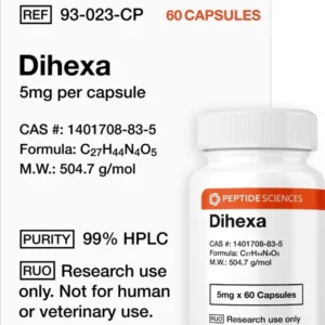 dihexa (5mg x 60 capsules = 300mg)