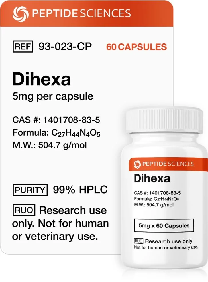 dihexa (5mg x 60 capsules = 300mg) dihexa (5mg x 60 capsules = 300mg)