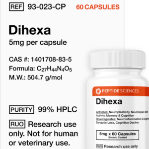 dihexa (5mg x 60 capsules = 300mg)