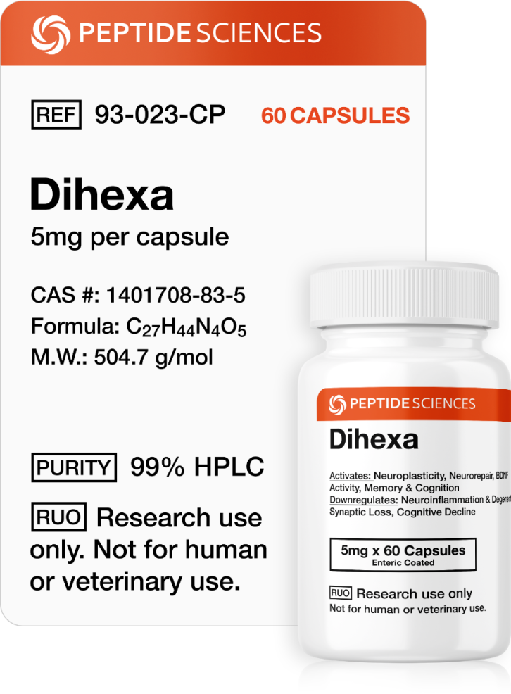 dihexa (5mg x 60 capsules = 300mg) dihexa (5mg x 60 capsules = 300mg)