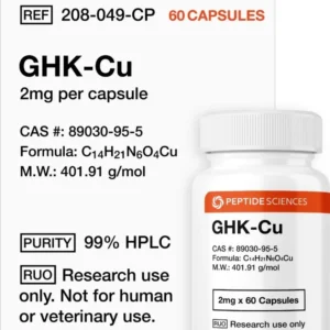 ghk cu (2mg x 60 capsules) (copper tripeptide)