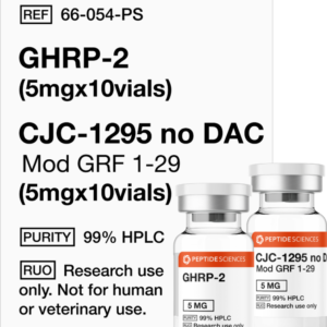 ghrp 2 (5mg x 10), cjc 1295 no dac (5mg x 10)