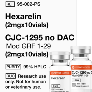 hexarelin (2mg x 10), cjc 1295 no dac (2mg x 10)