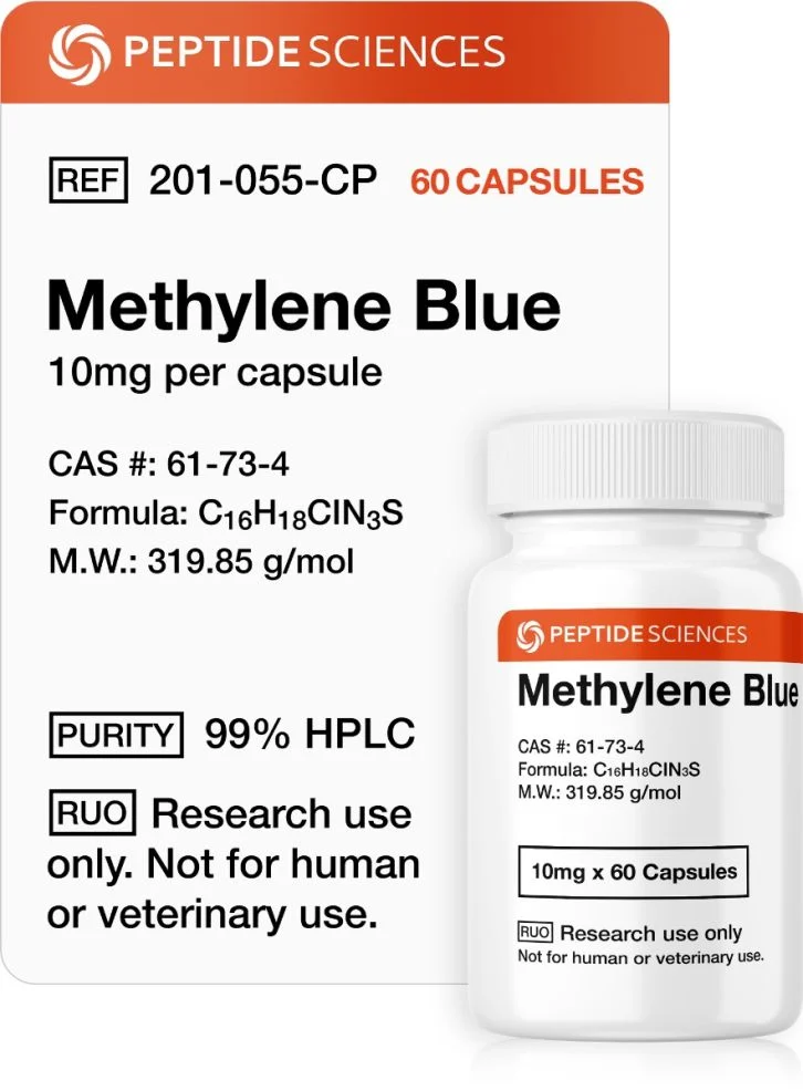methylene blue (10mg x 60 capsules = 600mg) methylene blue (10mg x 60 capsules = 600mg)