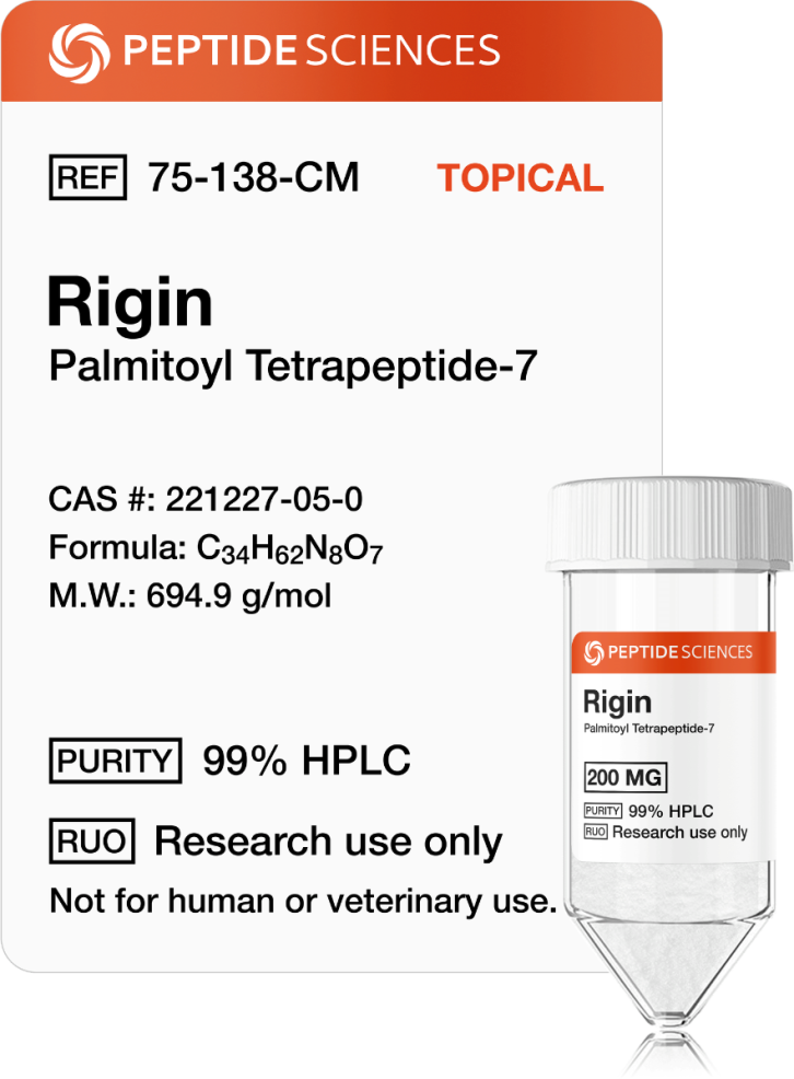 rigin 200mg (palmitoyl tetrapeptide 7) (topical) rigin 200mg (palmitoyl tetrapeptide 7) (topical)