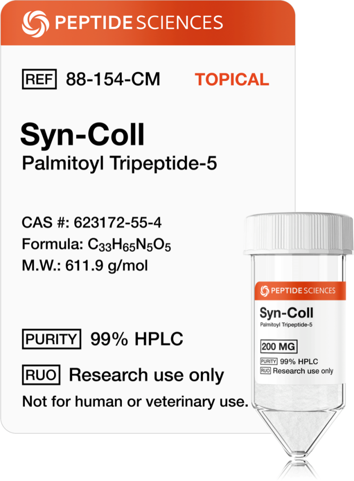 syn coll (palmitoyl tripeptide 5) 200mg (topical) syn coll (palmitoyl tripeptide 5) 200mg (topical)