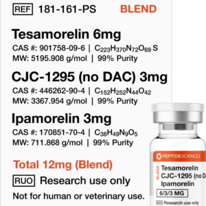 Home tesamorelin, cjc 1295 (no dac), ipamorelin 12mg (blend)